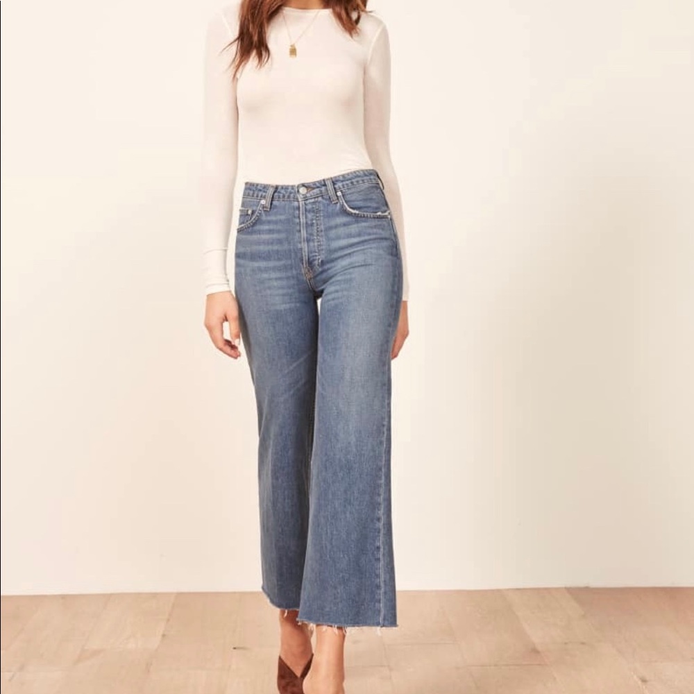 NWT Reformation Fawcett Jeans Size 26